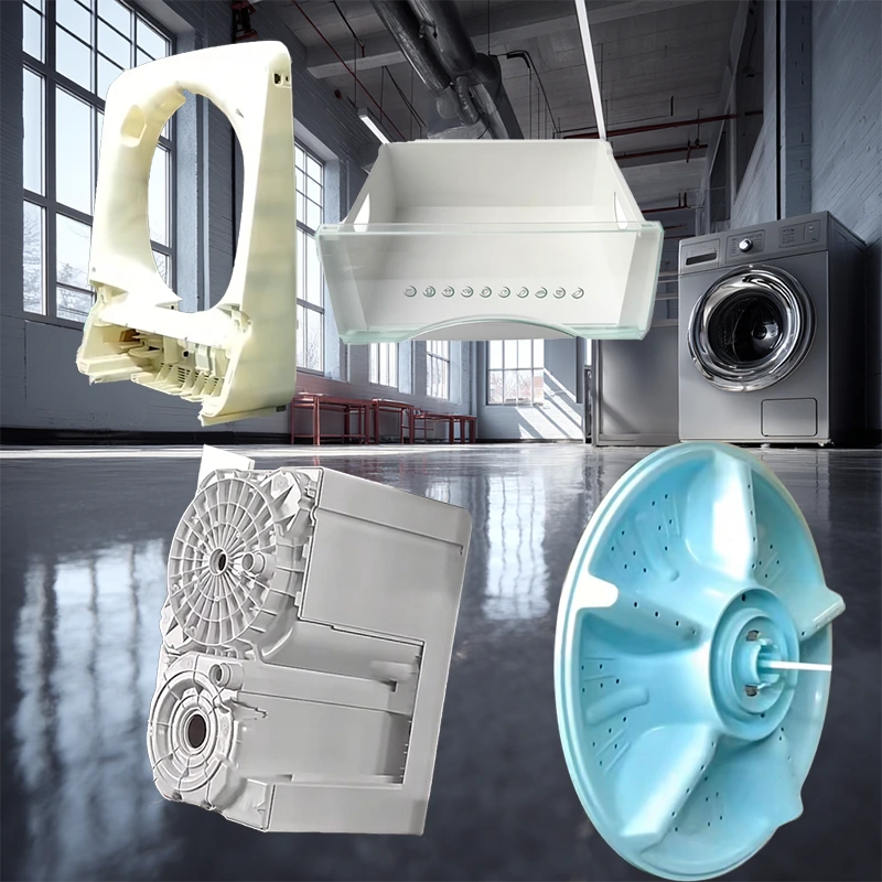 Home appliances plastic components and injection molding applications